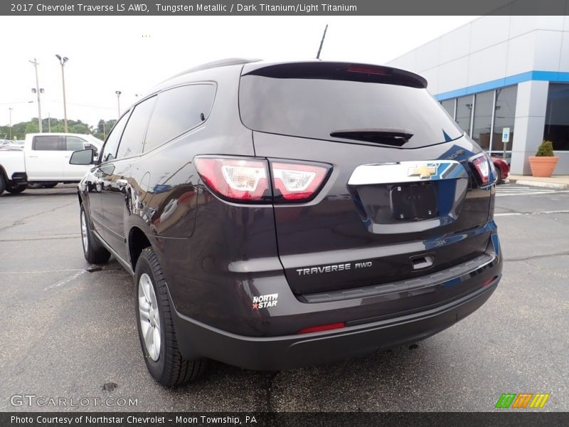 Tungsten Metallic / Dark Titanium/Light Titanium 2017 Chevrolet Traverse LS AWD