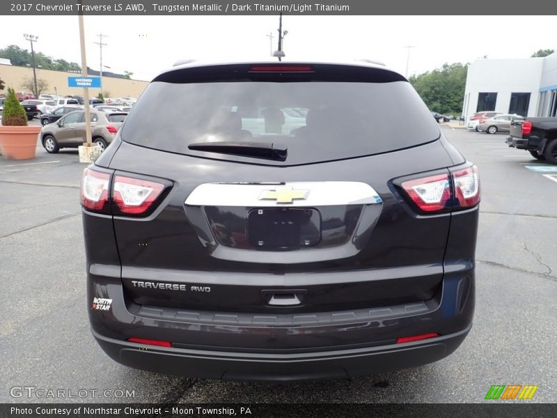 Tungsten Metallic / Dark Titanium/Light Titanium 2017 Chevrolet Traverse LS AWD