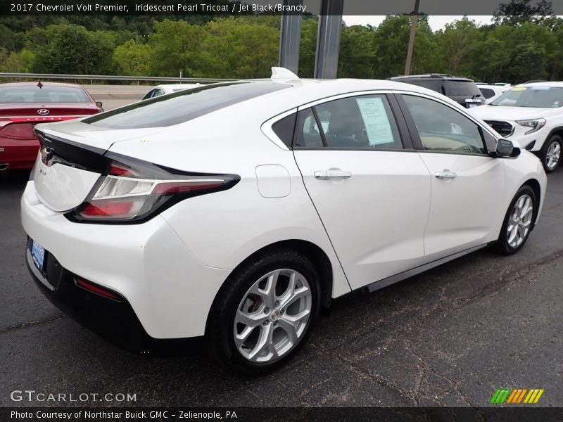 Iridescent Pearl Tricoat / Jet Black/Brandy 2017 Chevrolet Volt Premier