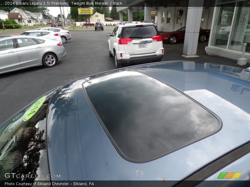 Twilight Blue Metallic / Black 2014 Subaru Legacy 2.5i Premium