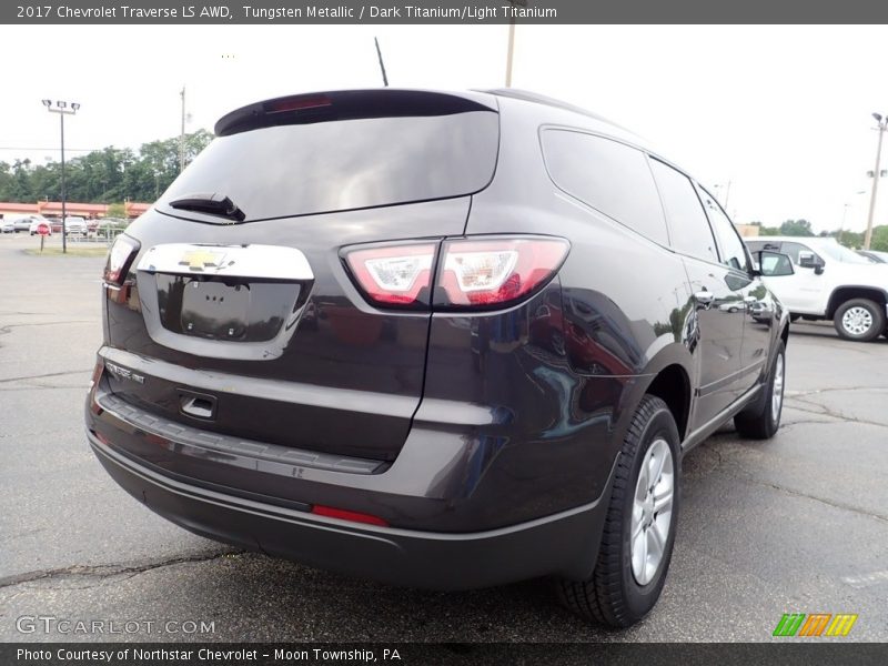 Tungsten Metallic / Dark Titanium/Light Titanium 2017 Chevrolet Traverse LS AWD