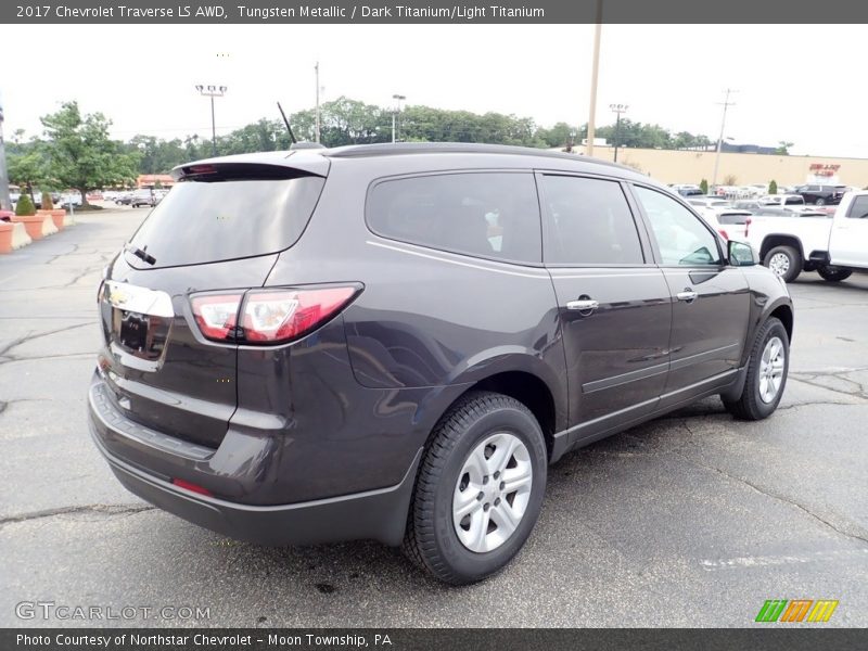 Tungsten Metallic / Dark Titanium/Light Titanium 2017 Chevrolet Traverse LS AWD
