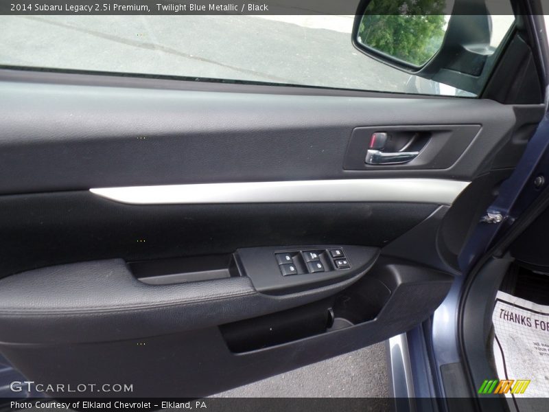 Twilight Blue Metallic / Black 2014 Subaru Legacy 2.5i Premium