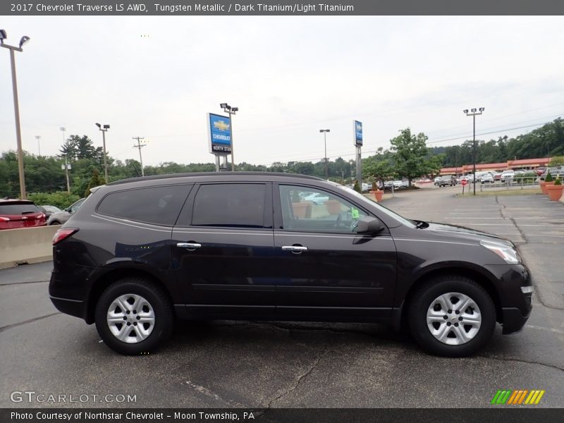 Tungsten Metallic / Dark Titanium/Light Titanium 2017 Chevrolet Traverse LS AWD