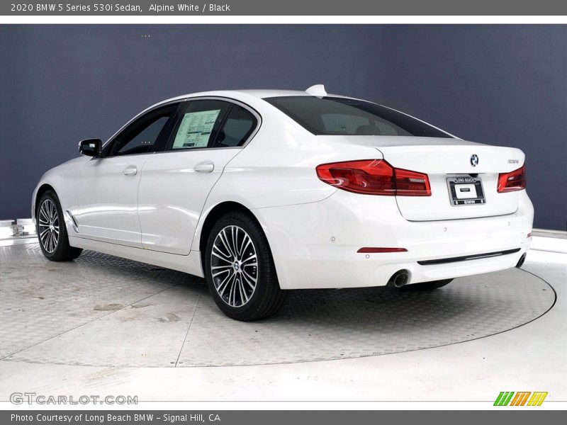 Alpine White / Black 2020 BMW 5 Series 530i Sedan