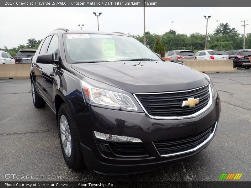 Tungsten Metallic / Dark Titanium/Light Titanium 2017 Chevrolet Traverse LS AWD