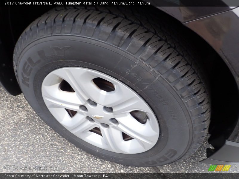 Tungsten Metallic / Dark Titanium/Light Titanium 2017 Chevrolet Traverse LS AWD