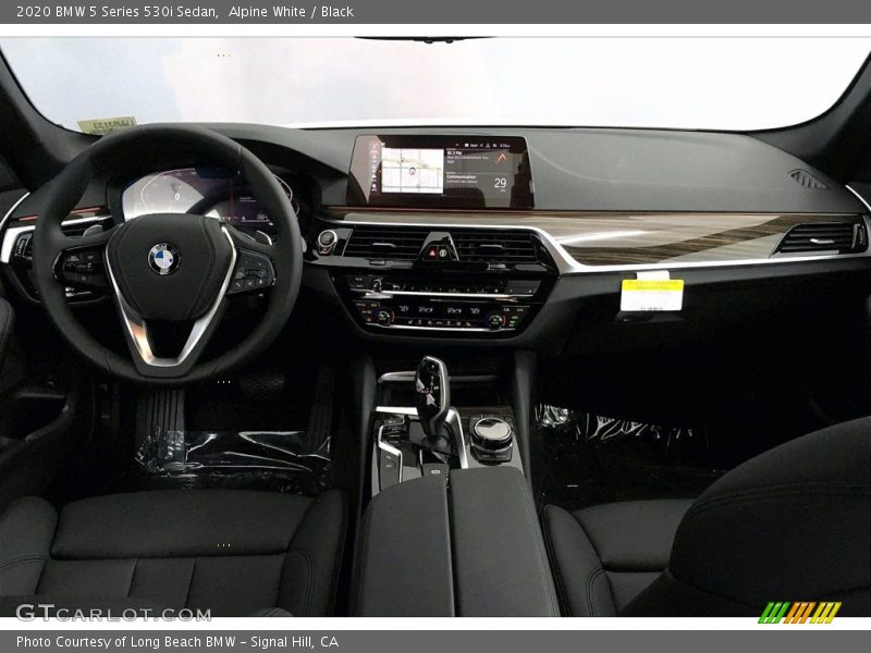 Alpine White / Black 2020 BMW 5 Series 530i Sedan