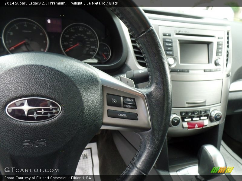 Twilight Blue Metallic / Black 2014 Subaru Legacy 2.5i Premium