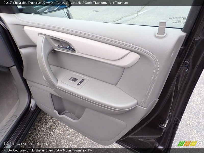 Tungsten Metallic / Dark Titanium/Light Titanium 2017 Chevrolet Traverse LS AWD