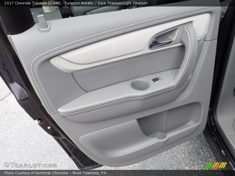 Tungsten Metallic / Dark Titanium/Light Titanium 2017 Chevrolet Traverse LS AWD