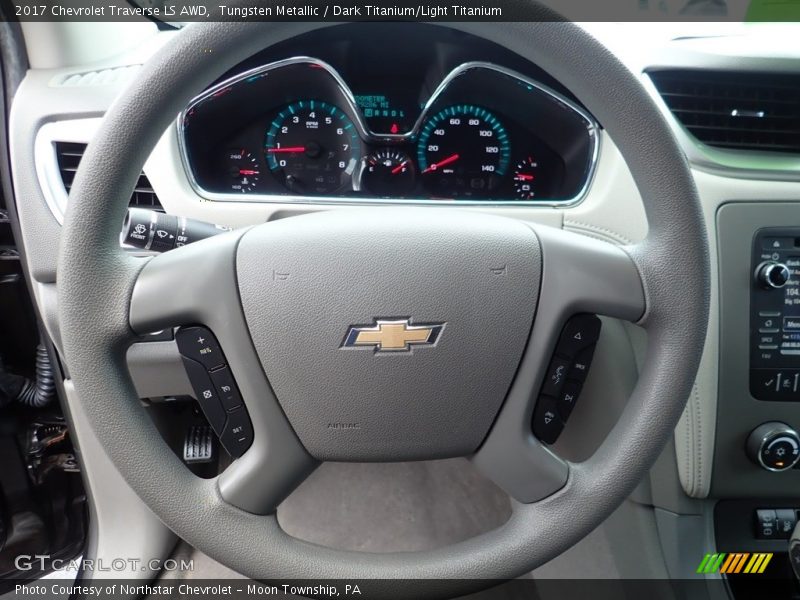 Tungsten Metallic / Dark Titanium/Light Titanium 2017 Chevrolet Traverse LS AWD