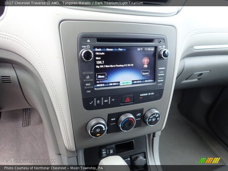 Tungsten Metallic / Dark Titanium/Light Titanium 2017 Chevrolet Traverse LS AWD