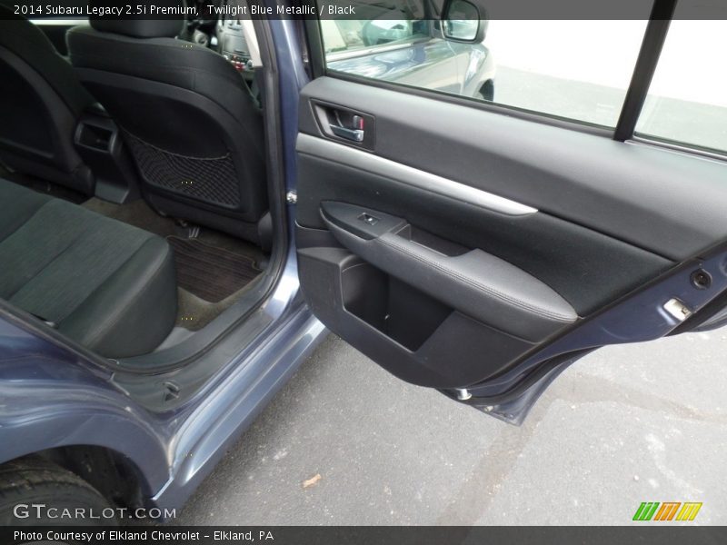Twilight Blue Metallic / Black 2014 Subaru Legacy 2.5i Premium