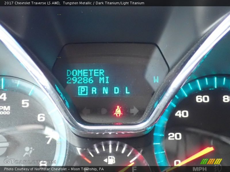 Tungsten Metallic / Dark Titanium/Light Titanium 2017 Chevrolet Traverse LS AWD