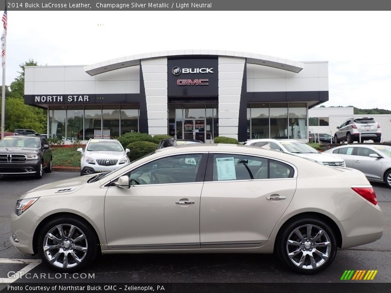 Champagne Silver Metallic / Light Neutral 2014 Buick LaCrosse Leather