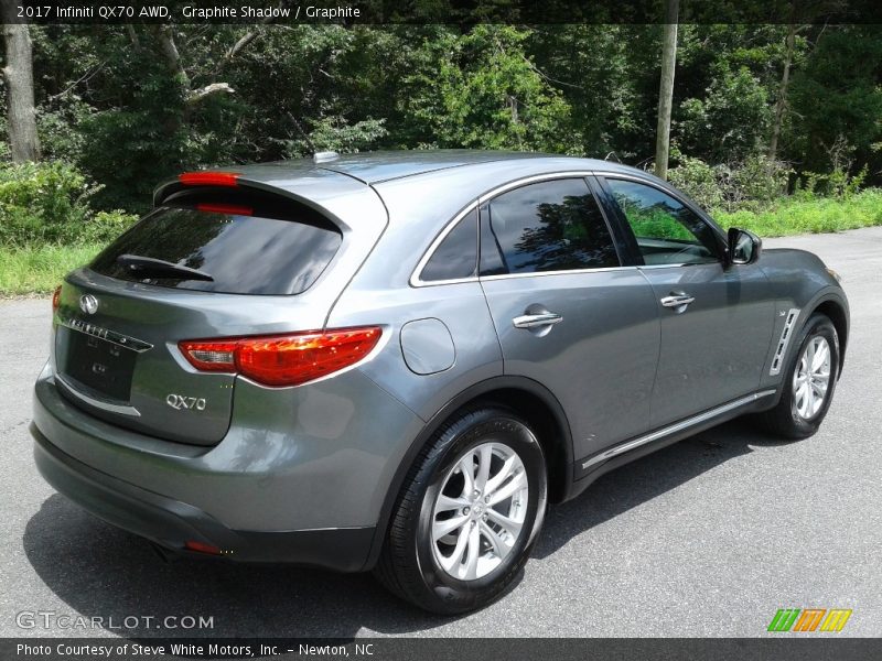 Graphite Shadow / Graphite 2017 Infiniti QX70 AWD