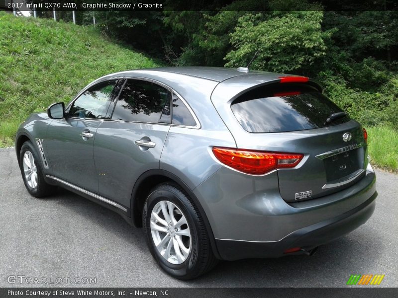 Graphite Shadow / Graphite 2017 Infiniti QX70 AWD