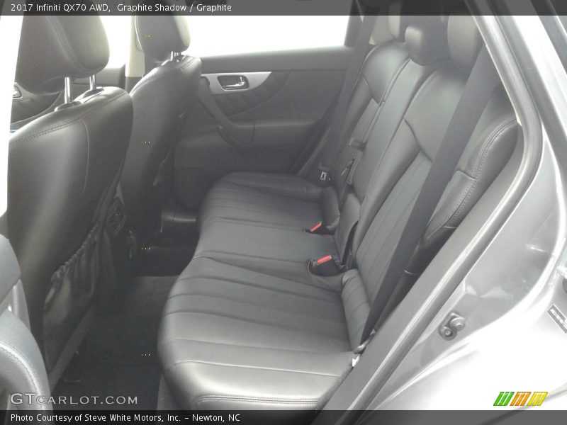 Rear Seat of 2017 QX70 AWD