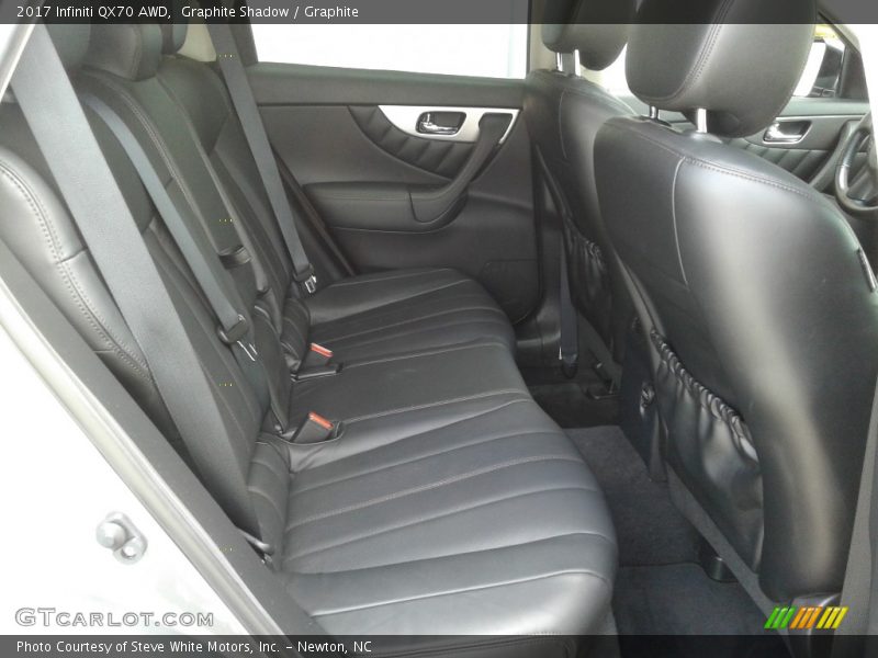 Rear Seat of 2017 QX70 AWD