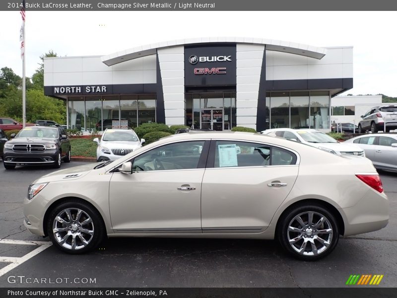 Champagne Silver Metallic / Light Neutral 2014 Buick LaCrosse Leather