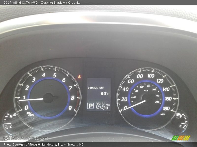  2017 QX70 AWD AWD Gauges
