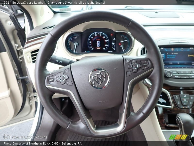 Champagne Silver Metallic / Light Neutral 2014 Buick LaCrosse Leather