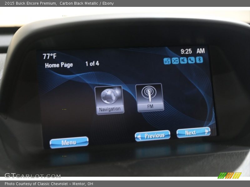 Carbon Black Metallic / Ebony 2015 Buick Encore Premium