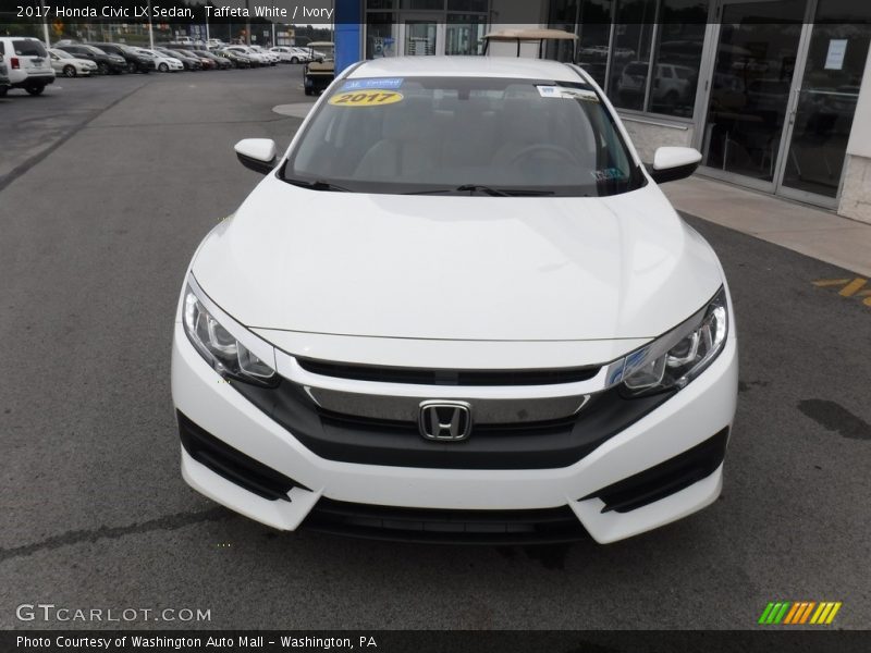 Taffeta White / Ivory 2017 Honda Civic LX Sedan