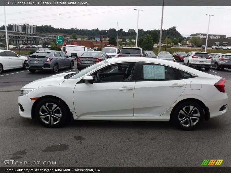 Taffeta White / Ivory 2017 Honda Civic LX Sedan