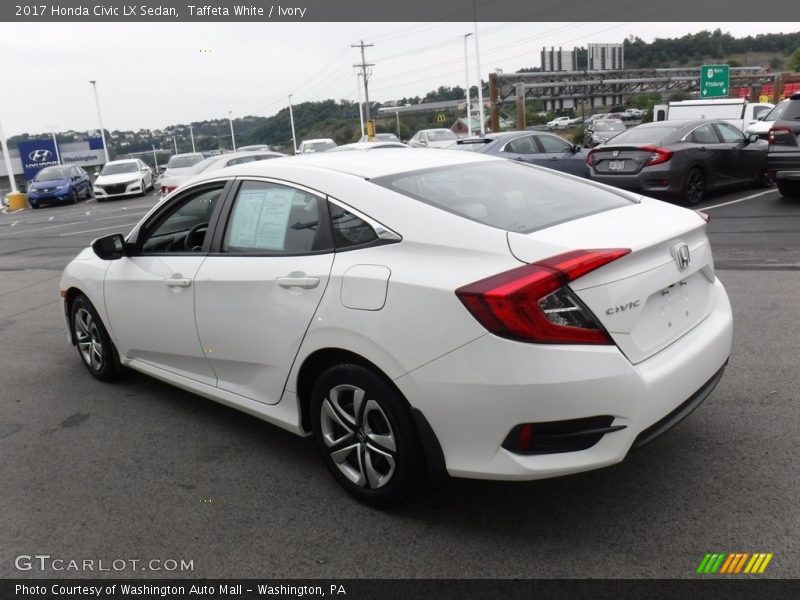 Taffeta White / Ivory 2017 Honda Civic LX Sedan