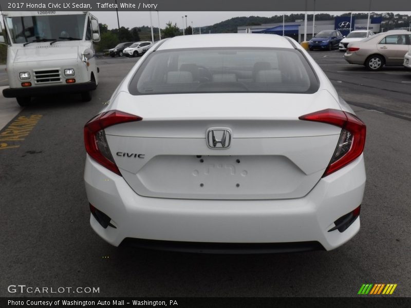 Taffeta White / Ivory 2017 Honda Civic LX Sedan