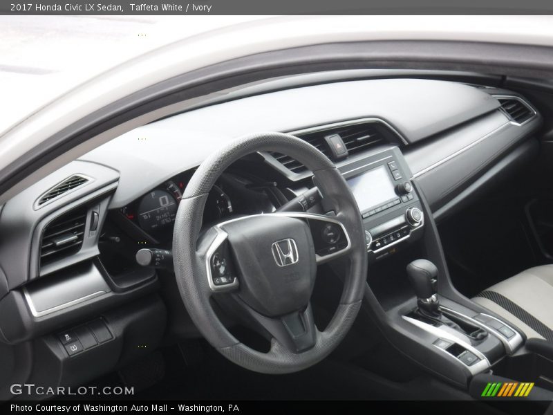 Taffeta White / Ivory 2017 Honda Civic LX Sedan