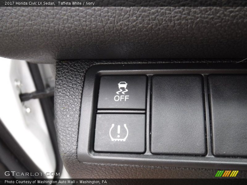 Taffeta White / Ivory 2017 Honda Civic LX Sedan