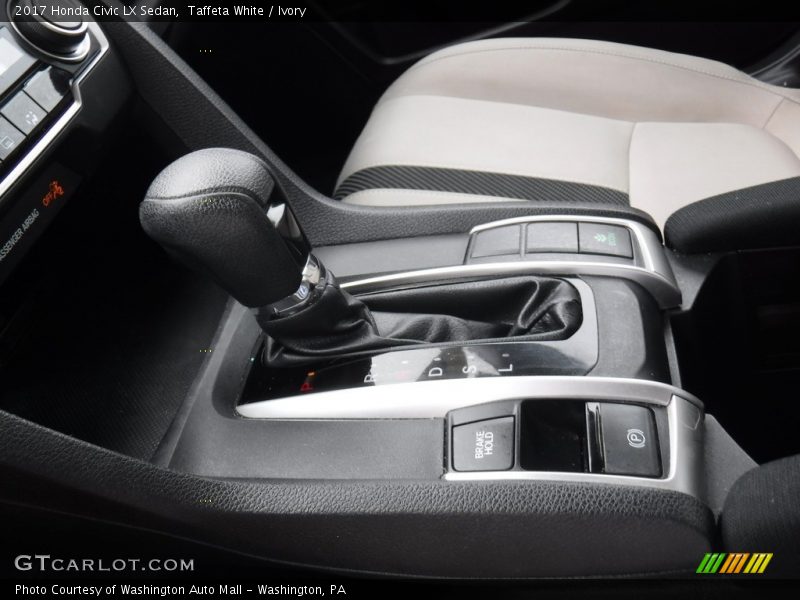 Taffeta White / Ivory 2017 Honda Civic LX Sedan
