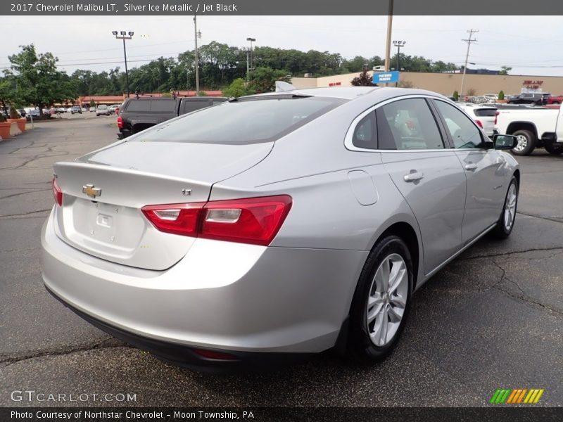 Silver Ice Metallic / Jet Black 2017 Chevrolet Malibu LT
