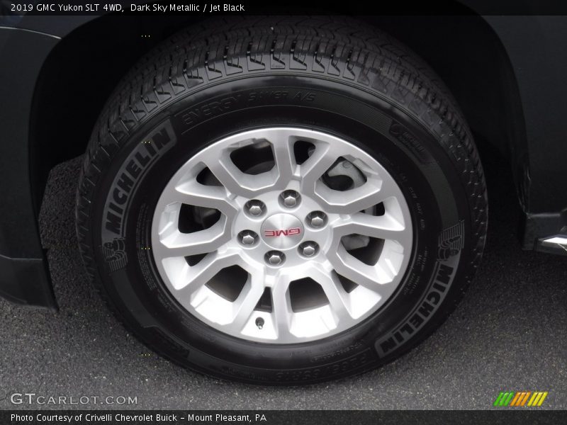 Dark Sky Metallic / Jet Black 2019 GMC Yukon SLT 4WD
