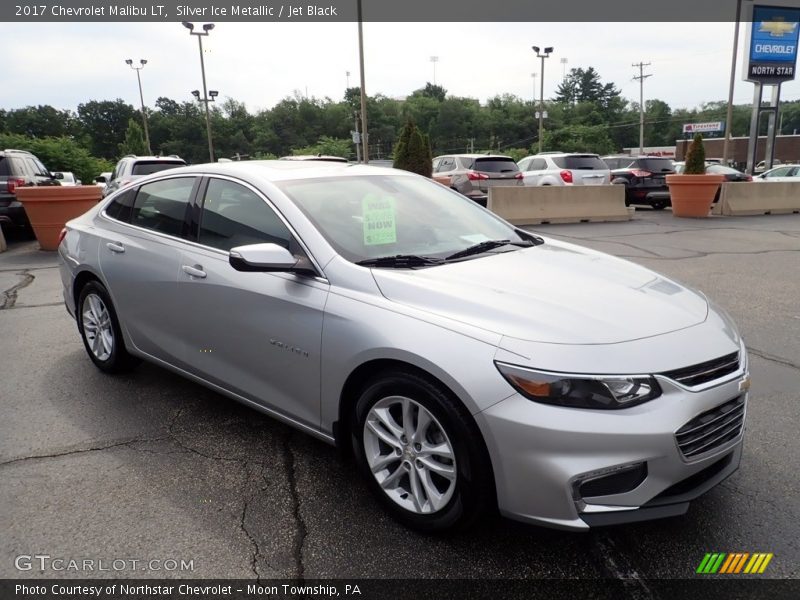 Silver Ice Metallic / Jet Black 2017 Chevrolet Malibu LT