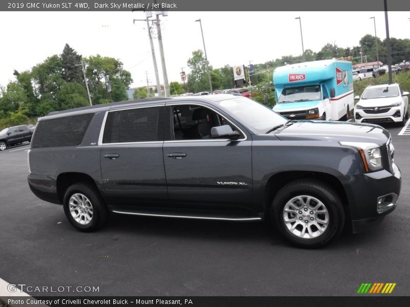 Dark Sky Metallic / Jet Black 2019 GMC Yukon SLT 4WD