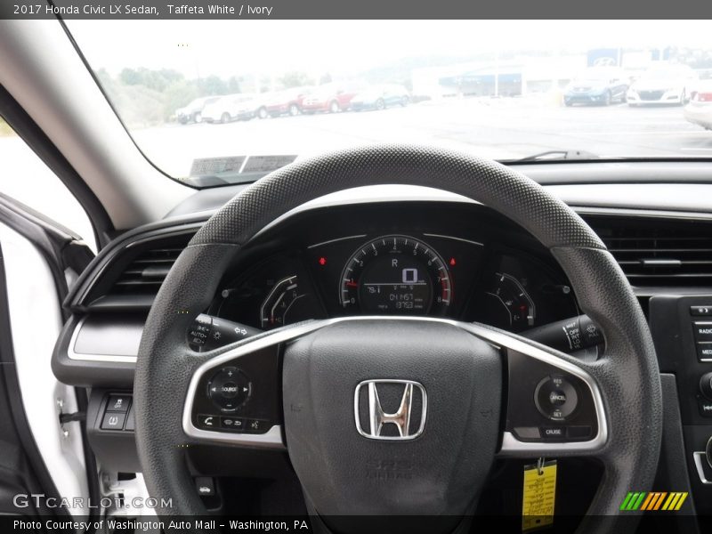 Taffeta White / Ivory 2017 Honda Civic LX Sedan