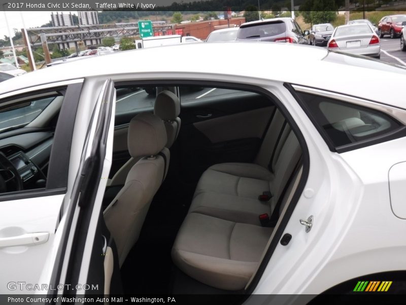 Taffeta White / Ivory 2017 Honda Civic LX Sedan