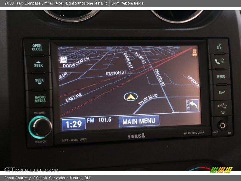 Navigation of 2009 Compass Limited 4x4