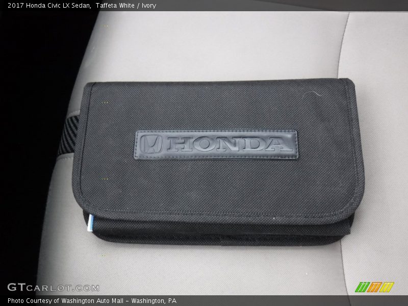 Taffeta White / Ivory 2017 Honda Civic LX Sedan