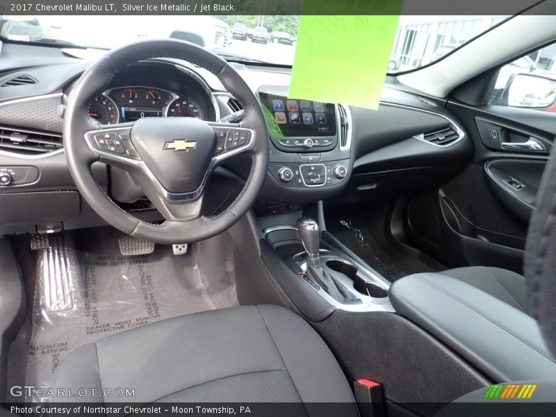 Silver Ice Metallic / Jet Black 2017 Chevrolet Malibu LT