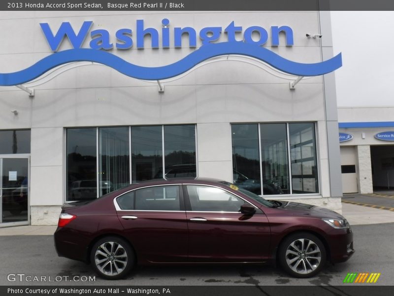 Basque Red Pearl II / Black 2013 Honda Accord Sport Sedan