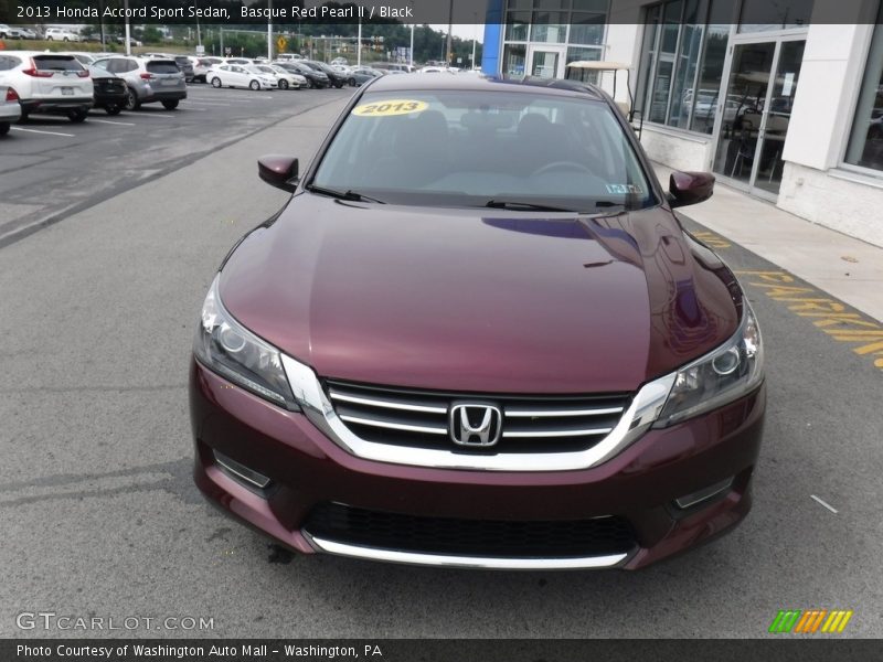 Basque Red Pearl II / Black 2013 Honda Accord Sport Sedan