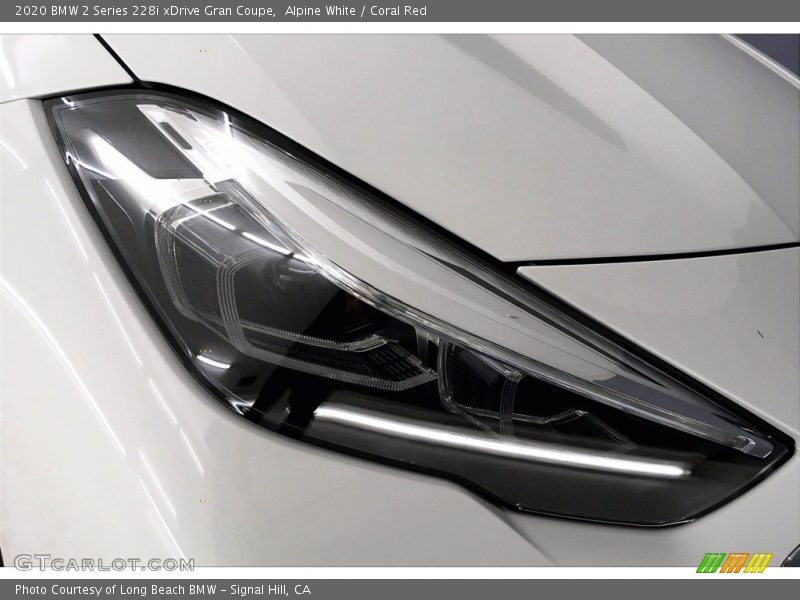 Alpine White / Coral Red 2020 BMW 2 Series 228i xDrive Gran Coupe