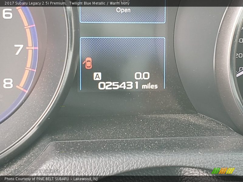 Twilight Blue Metallic / Warm Ivory 2017 Subaru Legacy 2.5i Premium