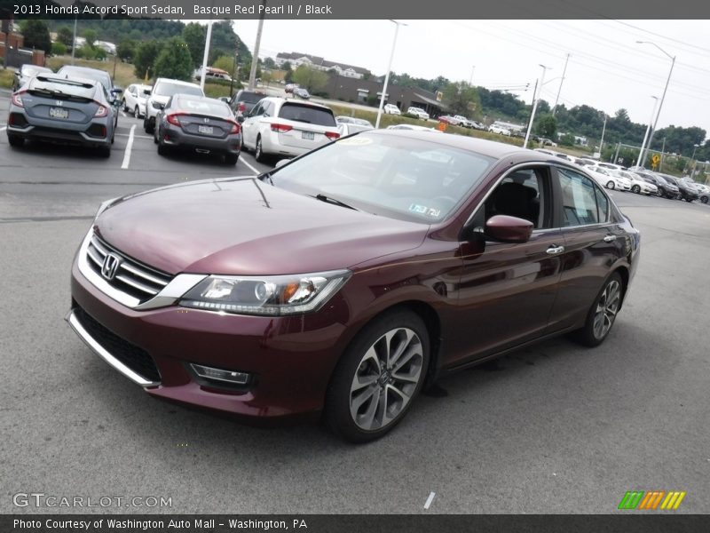 Basque Red Pearl II / Black 2013 Honda Accord Sport Sedan