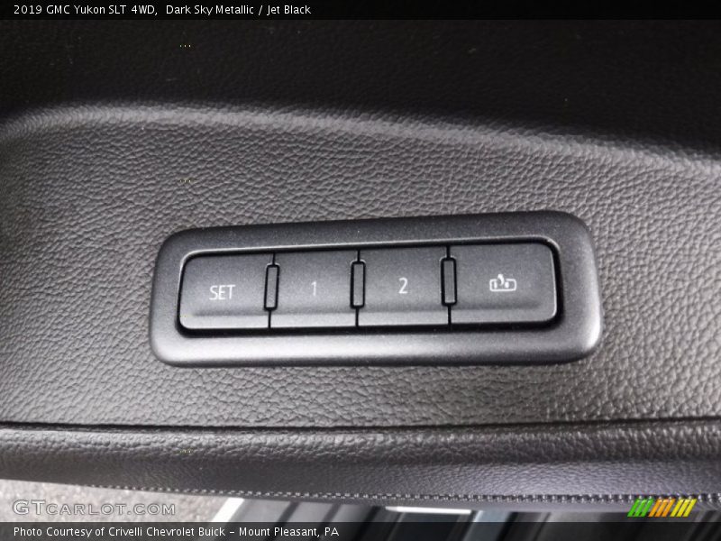 Dark Sky Metallic / Jet Black 2019 GMC Yukon SLT 4WD